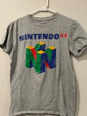 Nintendo 64 Graphic T-Shirt Size Small Retro Gaming Distressed Tee